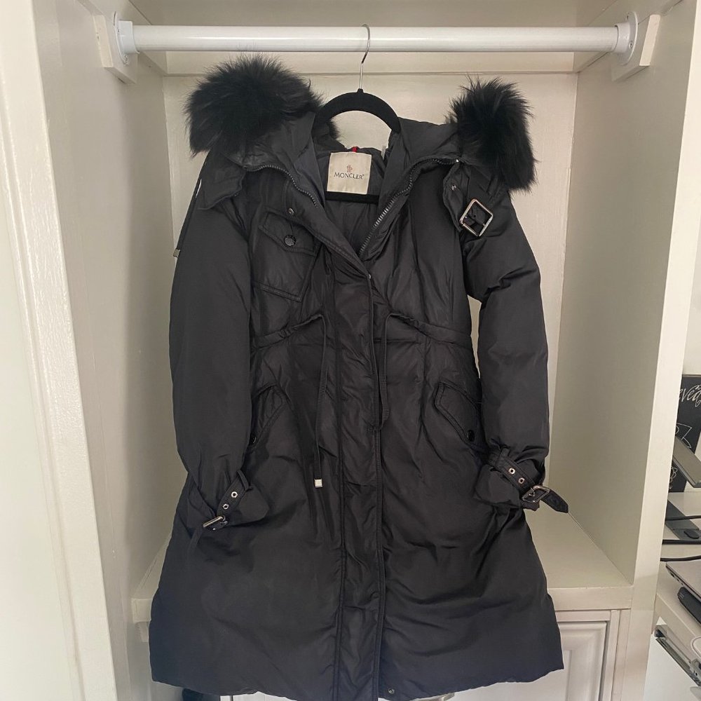 Moncler Jacket - Long with Fur Hood